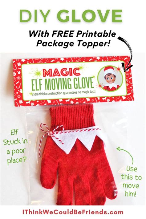 elf touching gloves